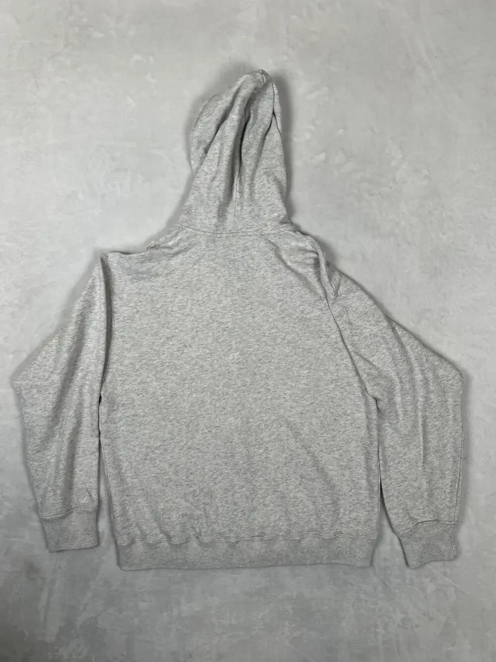 Hollister Hoodie Mens XS Gray Full Zip Fleece Sweatshirt Heather Logo Basic